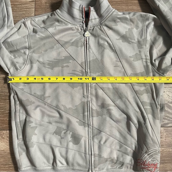 Billabong Camo Full Zip Track Jacket/ Sweatshirt - Picture 10 of 13